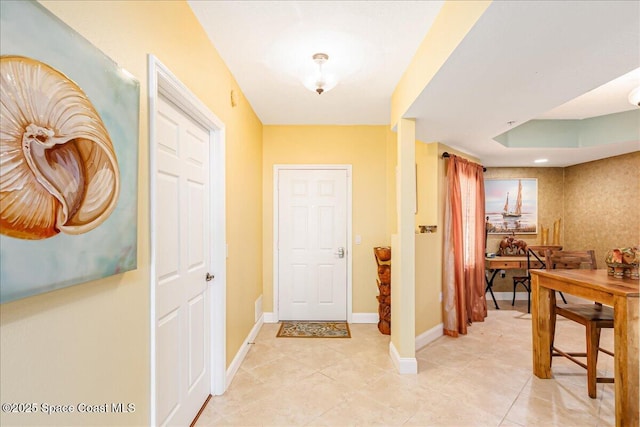 7008 Sevilla Ct Ph 505, Cape Canaveral, FL 32920 - corridor featuring light tile patterned floors and baseboards
