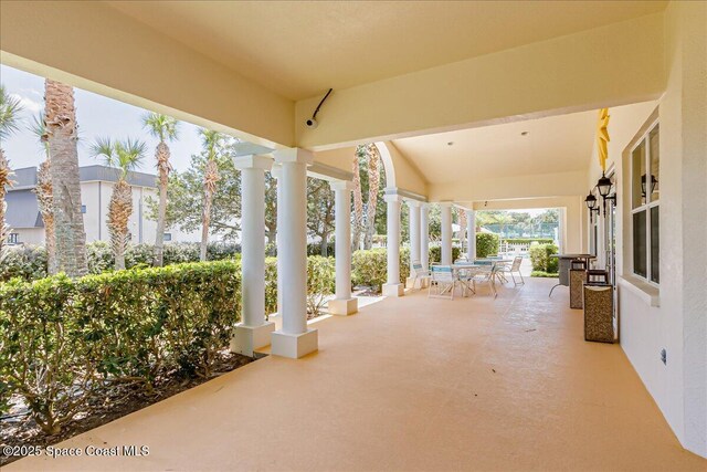 7008 Sevilla Ct Ph 505, Cape Canaveral, FL 32920 - view of patio / terrace featuring outdoor dining area