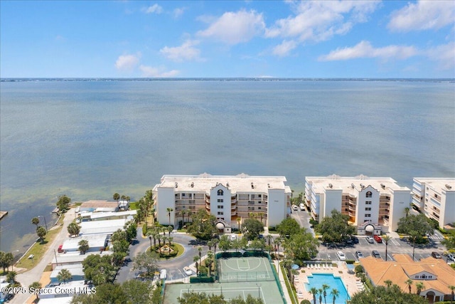 7008 Sevilla Ct Ph 505, Cape Canaveral, FL 32920 - bird's eye view of a pool area and a large body of water