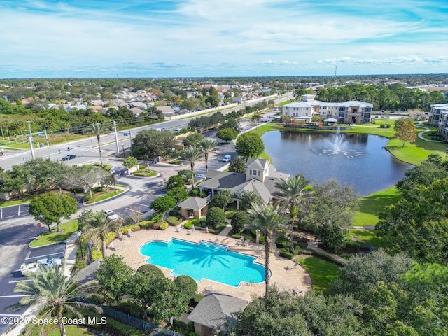3848 Lexmark Ln Unit 307, Rockledge, FL 32955 - aerial overview of property's location with a pool area and a nearby body of water