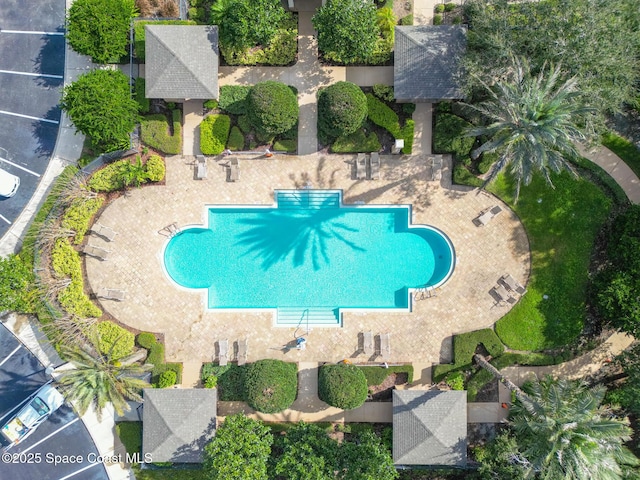 3848 Lexmark Ln Unit 307, Rockledge, FL 32955 - aerial view of property's location with a pool area