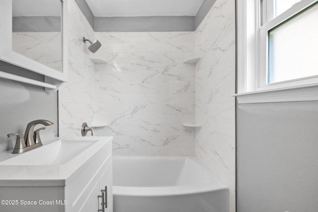 1303 Oxford Way, Cocoa, FL 32922 - full bathroom with vanity and shower / bathtub combination