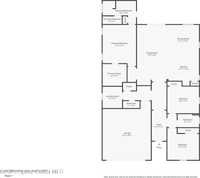 563 Holmes Ave NW, Palm Bay, FL 32907 - property floor plan