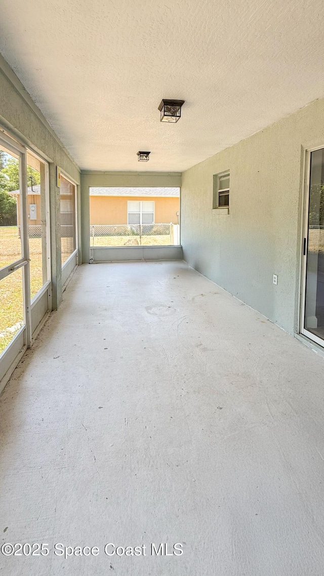 544 Plumbago Rd NW, Palm Bay, FL 32907 - unfurnished sunroom featuring healthy amount of natural light