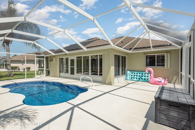 1536 Grand Isle Blvd, Melbourne, FL 32940 - outdoor pool with a patio and a lanai