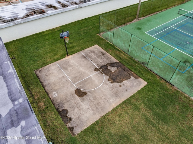 3165 N Atlantic Ave Unit C206, Cocoa Beach, FL 32931 - view of sport court featuring a tennis court