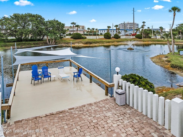 3165 N Atlantic Ave Unit C206, Cocoa Beach, FL 32931 - dock with a water view
