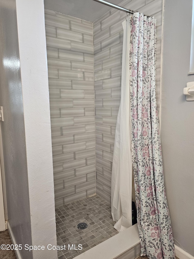 6630 Cecil Rd, Cocoa, FL 32927 - bathroom with a stall shower