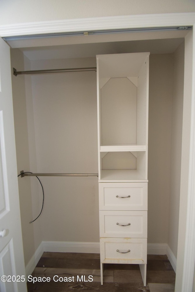 view of closet