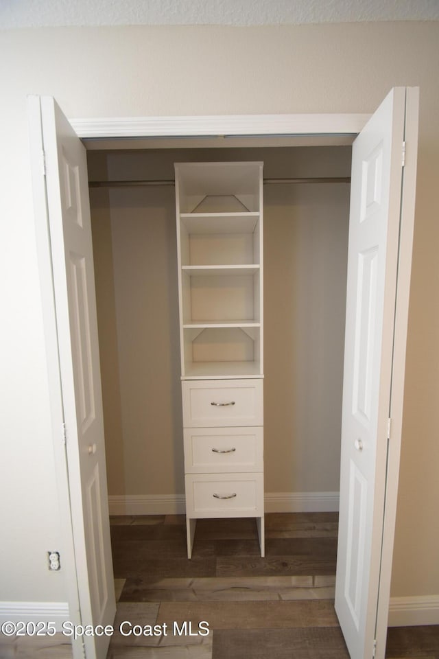 view of closet