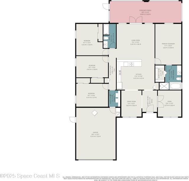 4465 Everglades St, Cocoa, FL 32927 - home floor plan