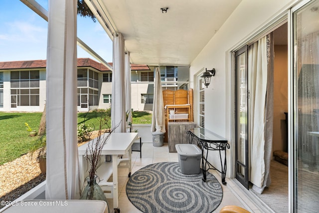261 Cape Shores Cir Unit 18-E, Cape Canaveral, FL 32920 - sunroom / solarium with plenty of natural light
