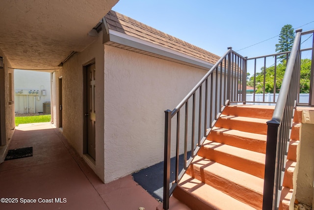 7201 Ridgewood Ave Unit 23, Cape Canaveral, FL 32920 - view of stairway