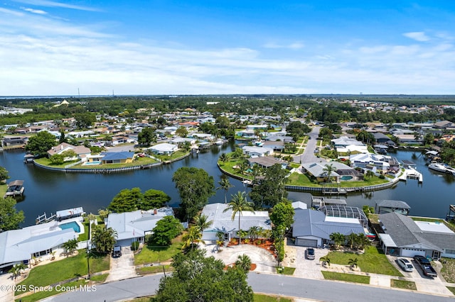 1675 Vega Ave, Merritt Island, FL 32953 - aerial view of residential area featuring a nearby body of water