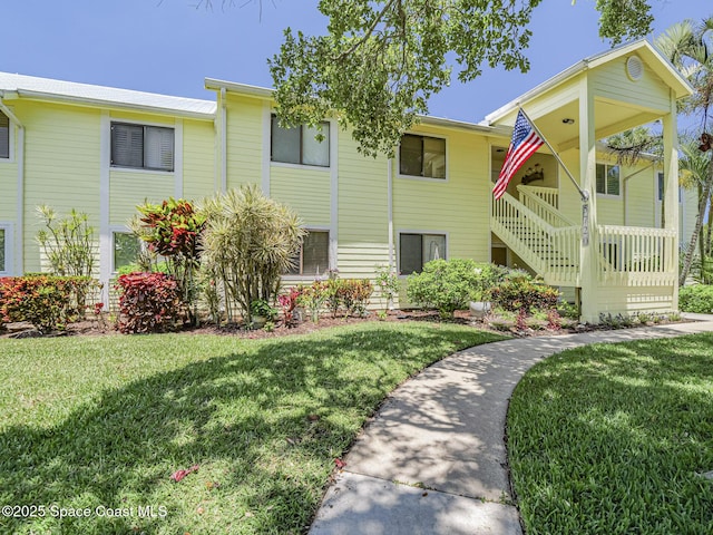 5720 Marina Dr Unit 2, Sebastian, FL 32958 - view of property featuring stairway