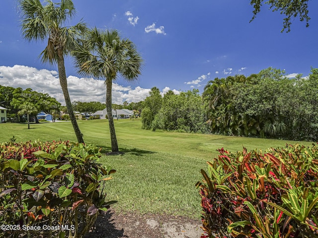 5720 Marina Dr Unit 2, Sebastian, FL 32958 - view of grassy yard featuring view of golf course