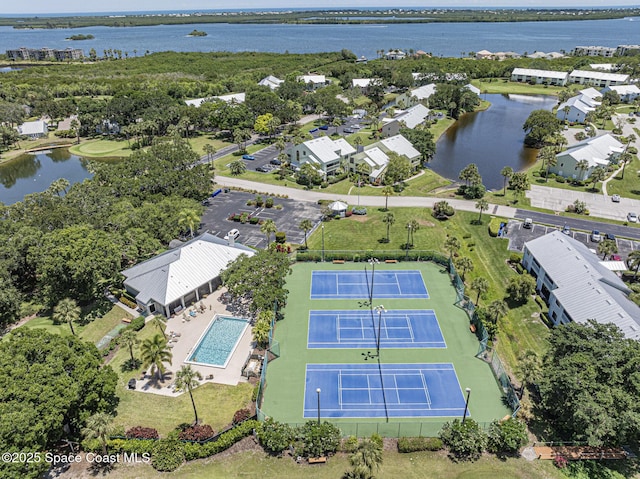 5720 Marina Dr Unit 2, Sebastian, FL 32958 - aerial view of a nearby body of water and a pool area