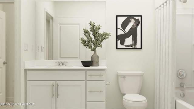 1166 Moon St SE, Palm Bay, FL 32909 - full bath with vanity, toilet, and shower / tub combo