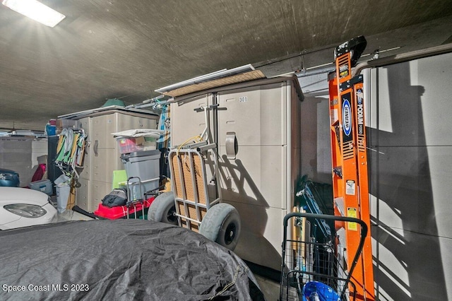 3360 S Atlantic Ave Unit 301, Cocoa Beach, FL 32931 - view of garage