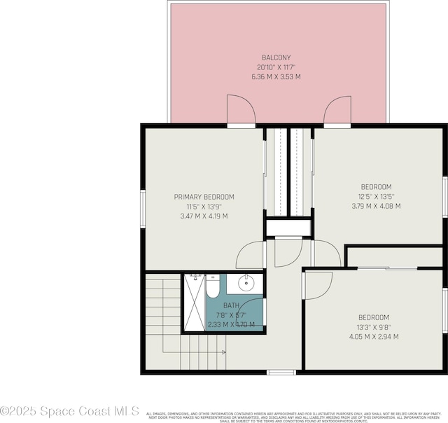 303 Winslow Cir, Cocoa Beach, FL 32931 - property floor plan
