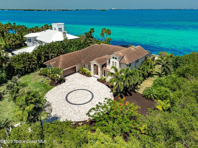 4070 S Tropical Trl, Merritt Island, FL 32952 - view from above of property featuring a nearby body of water