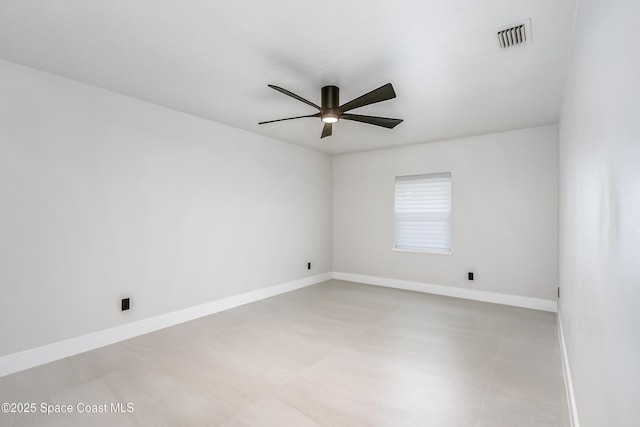 100 Martesia Way, Indian Harbour Beach, FL 32937 - unfurnished room featuring ceiling fan and baseboards