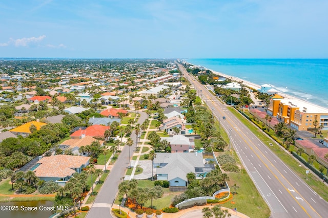 100 Martesia Way, Indian Harbour Beach, FL 32937 - aerial view of residential area with a highway and a nearby body of water