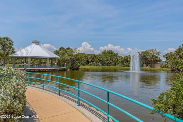 100 Martesia Way, Indian Harbour Beach, FL 32937 - surrounding community featuring a gazebo and a water view