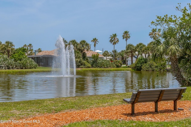 100 Martesia Way, Indian Harbour Beach, FL 32937 - view of property's community featuring a water view