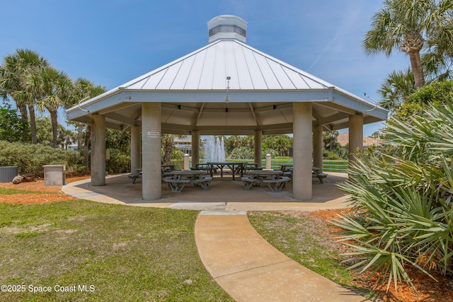 100 Martesia Way, Indian Harbour Beach, FL 32937 - view of community with a gazebo and a yard