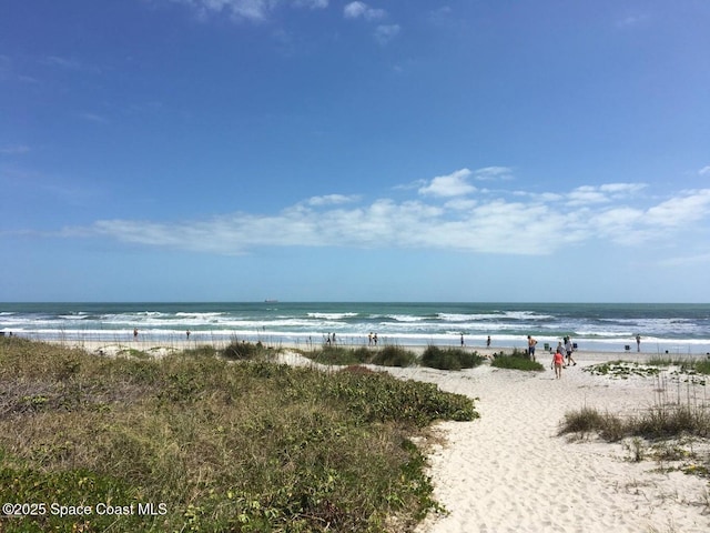 water view featuring nearby beach
