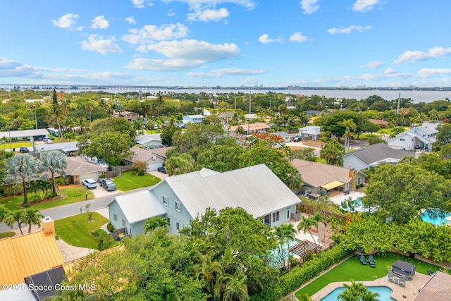 430 Monaco Dr, Indialantic, FL 32903 - aerial view of residential area featuring a large body of water