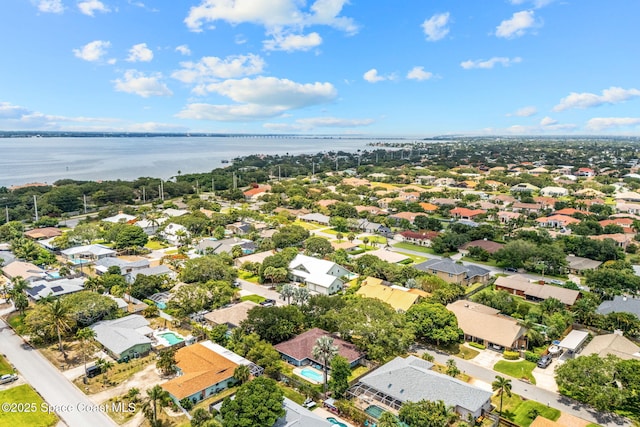 430 Monaco Dr, Indialantic, FL 32903 - aerial view of residential area featuring a large body of water