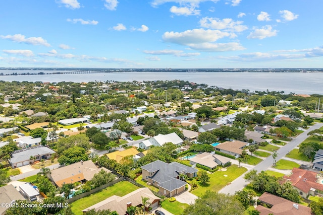 430 Monaco Dr, Indialantic, FL 32903 - aerial view of residential area with a large body of water