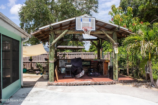 886 Spirea Dr, Rockledge, FL 32955 - view of patio / terrace featuring a deck and a gazebo