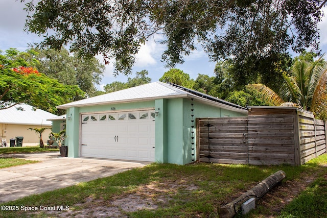 886 Spirea Dr, Rockledge, FL 32955 - garage with driveway
