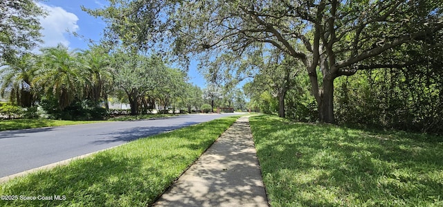 1010 Spring Oak Dr, Melbourne, FL 32901 - view of asphalt road featuring sidewalks