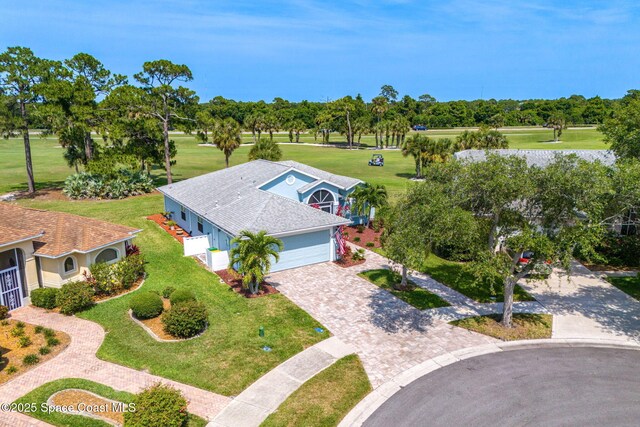 2102 Durban Ct, Rockledge, FL 32955 - view from above of property with a tree filled landscape