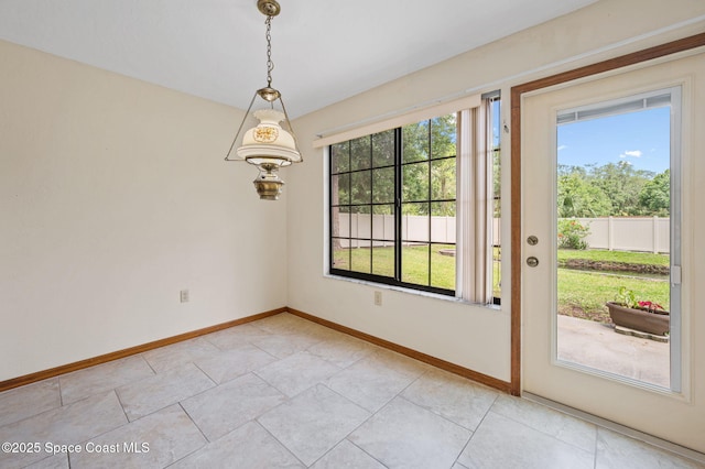 747 Greenwood Manor Cir Unit 17-A, West Melbourne, FL 32904 - unfurnished dining area featuring light tile patterned floors