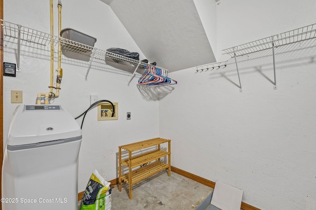 747 Greenwood Manor Cir Unit 17-A, West Melbourne, FL 32904 - laundry area with washer hookup and hookup for an electric dryer