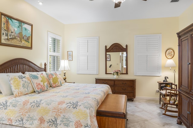 1035 Quail Ct SW, Vero Beach, FL 32968 - bedroom featuring ceiling fan and baseboards