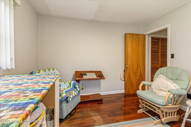 306 Glen Ridge Rd, Cocoa, FL 32926 - bedroom with wood-type flooring and baseboards