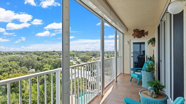 480 Sail Ln Unit 607, Merritt Island, FL 32953 - balcony with view of pool area