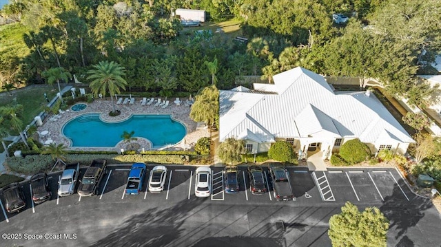 480 Sail Ln Unit 607, Merritt Island, FL 32953 - aerial view of a pool area