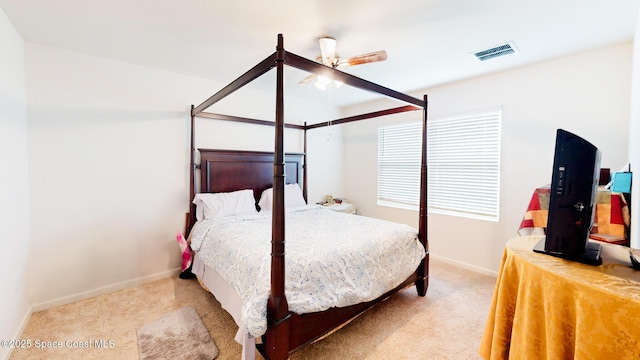 1491 Higbee St SE, Palm Bay, FL 32909 - carpeted bedroom featuring baseboards and ceiling fan