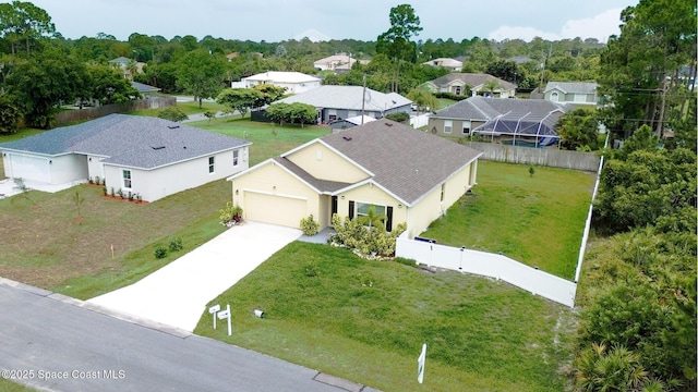 1491 Higbee St SE, Palm Bay, FL 32909 - aerial perspective of suburban area