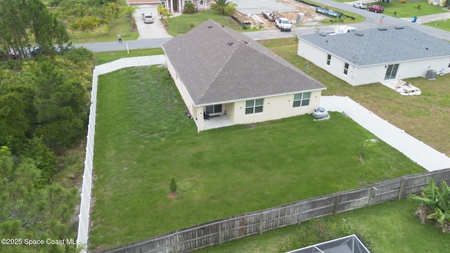 1491 Higbee St SE, Palm Bay, FL 32909 - aerial view of property and surrounding area