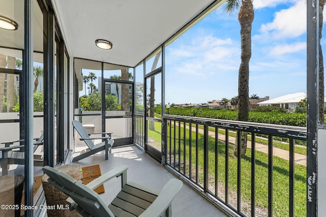 300 Columbia Dr Unit 108-2, Cape Canaveral, FL 32920 - view of sunroom / solarium