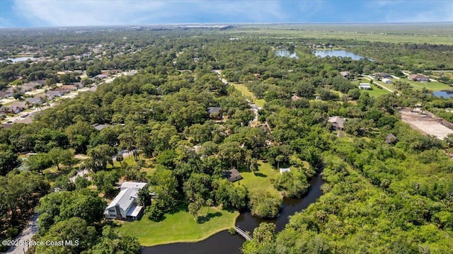 965 Bluegrass Ln, Rockledge, FL 32955 - bird's eye view of a large body of water and a forest
