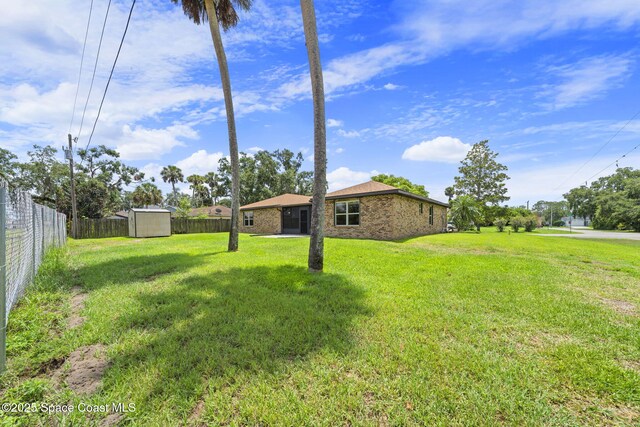 1401 Ruffin Cir SE, Palm Bay, FL 32909 - view of yard